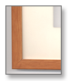 Pecan Frame Antique White Matt